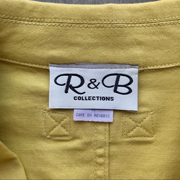 Yellow crop jacket with embellishments. - Picture 7 of 8
